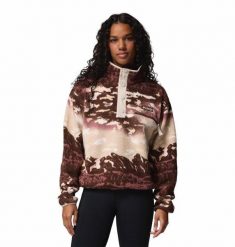 Bluza sportowa damska Columbia Helvetia Ii Tobacco Sisters. Brązowe bluzy damskie Columbia, s, bez wzorów, z materiału, sportowe, bez ramiączek, bez kaptura. Za 492.00 zł.