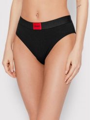 Hugo Figi klasyczne Brief HW Red Label 50469672 Czarny. Czarne majtki damskie Hugo, z bawełny. Za 79.99 zł.