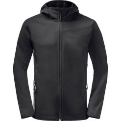 Kurtka softshell męska Jack Wolfskin Bornberg Hoody. Czarne kurtki sportowe męskie Jack Wolfskin, l, bez wzorów, z materiału, bez kaptura, trekkingowe. Za 419.99 zł.