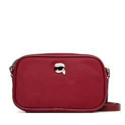 Torebka KARL LAGERFELD. Czerwone listonoszki damskie KARL LAGERFELD, bez wzorów, bez dodatków. Za 449.99 zł.