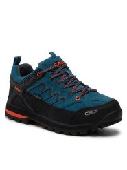 CMP Trekkingi Moon Low Trekking Shoe Wp 31Q4787 Niebieski. Niebieskie trekkingi męskie CMP, ze skóry, bez zapięcia. Za 359.99 zł.