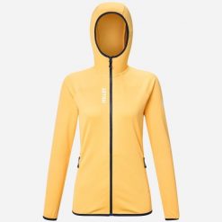 Bluza damska termiczna MILLET W Lokka Hoodie Iii granatowy. Żółte bluzy damskie Millet, na lato, s, bez wzorów, z dzianiny, klasyczne, bez ramiączek, z kapturem. Za 339.00 zł.