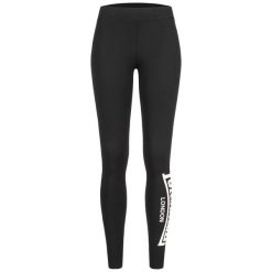 Damskie legginsy Lonsdale Shustoke. Czarne legginsy damskie Lonsdale, l, bez wzorów, z bawełny, na fitness i siłownię. Za 143.00 zł.