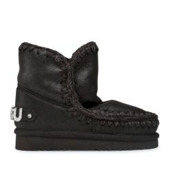 Śniegowce Mou. Czarne śniegowce damskie Mou, bez zapięcia. Za 1,219.00 zł.