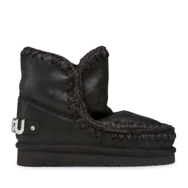 Śniegowce Mou. Czarne śniegowce damskie Mou, bez zapięcia. Za 1,099.00 zł.