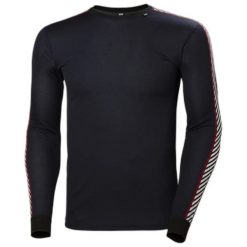 Bluza Helly Hansen lifa stripe crew. Czarne bluzy damskie Helly Hansen, m, bez wzorów, z materiału, bez ramiączek, bez kaptura. Za 243.00 zł.