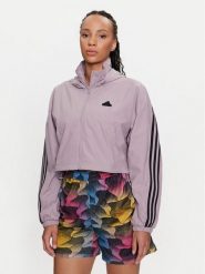 Adidas Kurtka przejściowa Future Icons 3-Stripes IP1573 Fioletowy Loose Fit. Fioletowe kurtki damskie Adidas, l, bez wzorów, z syntetyku, bez kaptura. Za 269.99 zł.