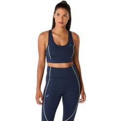 Biustonosz dla kobiet Asics Match. Niebieskie bielizna sportowa damska Asics, s, bez wzorów. Za 257.50 zł.