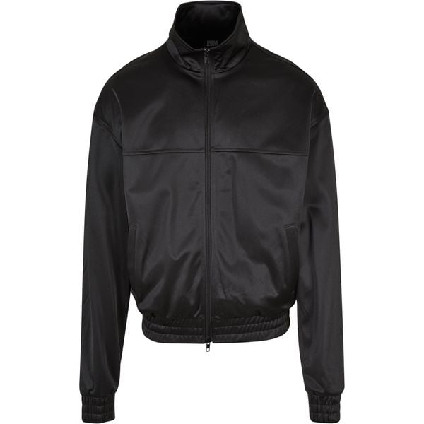 Kurtka dresowa Urban Classics. Czarne kurtki męskie Urban Classics, m, bez wzorów, z dresówki, bez kaptura. Za 244.50 zł.