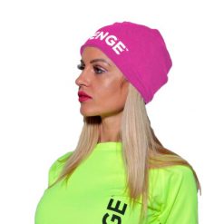 Czapka bawełniana dla dorosłych Fitness i rekreacyjna, fuksji. Czerwone czapki damskie R-EVENGE, bez wzorów, z bawełny. Za 75.49 zł.