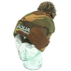 Czapka Aqua Products bobble hat. Zielone czapki damskie AQUA PRODUCTS, bez wzorów, z bawełny. Za 160.50 zł.