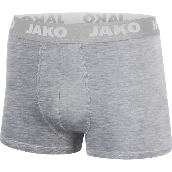 Bokserki Jako Basic -2-pack. Szare bokserki męskie Jako, bez wzorów, z bawełny. Za 93.56 zł.