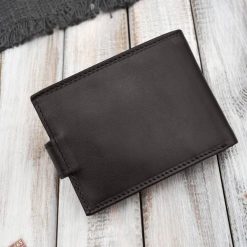 Paolo Peruzzi Portfel męski skórzany brązowy z ochroną RFID AL-16-BR. Brązowe portfele męskie Paolo Peruzzi, bez wzorów. Za 92.16 zł.