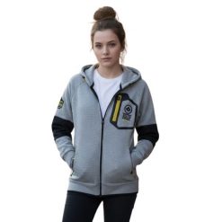 Bluza turystyczna damska Canadian Peak Gamiteak. Szare bluzy damskie Canadian Peak, s, bez wzorów, z dresówki, eleganckie, bez ramiączek, z kapturem. Za 187.04 zł.