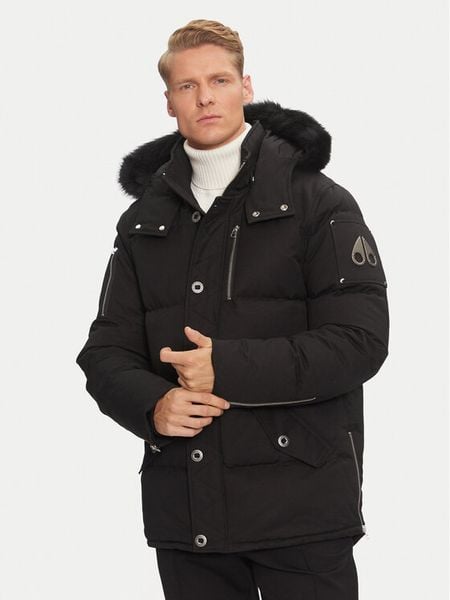 Moose Knuckles Kurtka puchowa Original 3Q Neoshear M32MJ128SX Czarny Slim Fit. Czarne kurtki męskie Moose Knuckles, m, bez wzorów, z bawełny, bez kaptura. Za 4,679.00 zł.