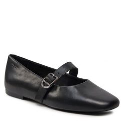 Półbuty Vagabond Shoemakers. Czarne półbuty damskie Vagabond Shoemakers, bez wzorów, bez obcasa, na płaskiej podeszwie, bez zapięcia. Za 269.99 zł.