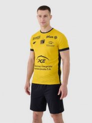 4F Koszulka meczowa replika domowa z sezonu 2024/25 męska 4F x PGE GiEK Skra Bełchatów - multikolor M. Koszulki sportowe męskie 4F, m, bez wzorów, z dzianiny, bez ramiączek, na fitness i siłownię. Za 149.99 zł.