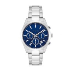 Spears & Walker Zegarek na reke ze stali nierdzewnej w kolorze srebrnym Zegarki 1 ct Męskie. Szare, analogowe zegarki męskie Spears & Walker, z aplikacjami, z koronki, srebrne. Za 609.99 zł.