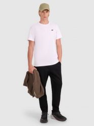 4F Spodnie dresowe męskie - czarne L. Czarne spodnie materiałowe męskie 4F, l, bez wzorów, z bawełny. Za 159.99 zł.