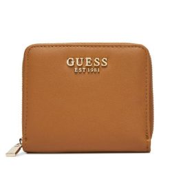 Portfel Guess. Brązowe portfele damskie Guess. Za 199.99 zł.
