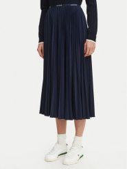 Lacoste Spódnica plisowana JF1402 Granatowy Regular Fit. Niebieskie spódnice damskie Lacoste, l, bez wzorów, z syntetyku, plisowane. Za 789.99 zł.