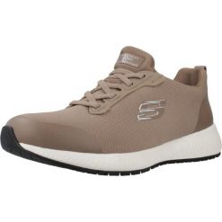 Buty SKECHERS SQUAD Brązowy. Brązowe obuwie sportowe damskie Skechers, bez wzorów, bez zapięcia, trekkingowe, Skechers Sport. Za 273.99 zł.