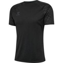 Koszulka Hummel Pro. Czarne bluzki damskie Hummel, bez wzorów, sportowe, bez kołnierzyka, bez ramiączek. Za 237.00 zł.