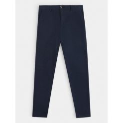 Spodnie Męskie TBS Pavlopan. Niebieskie eleganckie spodnie męskie TBS, bez wzorów, eleganckie. Za 339.00 zł.