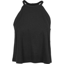 Koszulka Tank Top Z Dekoltem W Szpic Dla Kobiet. Czarne bluzki damskie Urban Classics, xs, bez wzorów, bez kołnierzyka, bez ramiączek. Za 48.99 zł.
