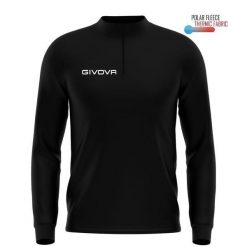 Bluza piłkarska dla dorosłych Givova Maglia Tecnica czarna. Czarne bluzy męskie Givova, xs, bez wzorów, sportowe, bez ramiączek, bez kaptura. Za 164.99 zł.