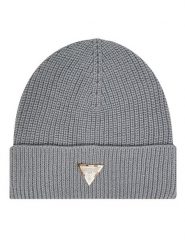 Guess Czapka AM9584 POL01 Szary. Szare czapki damskie Guess, na zimę, z aplikacjami, z materiału. Za 159.99 zł.