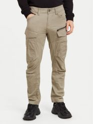 G-Star Raw Spodnie materiałowe Zip Cargo 3D D25665-D846 Beżowy Tapered Fit. Brązowe spodnie materiałowe męskie G-Star Raw, bez wzorów, z bawełny. Za 329.99 zł.
