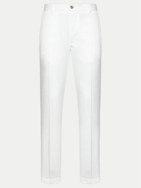 JOOP! Chinosy Hank 30042199 Écru Slim Fit. Eleganckie spodnie męskie JOOP!, bez wzorów, z lyocellu. Za 399.99 zł.