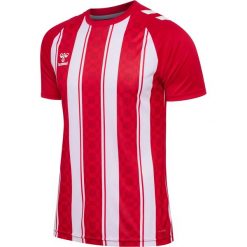 Koszulka Hummel Match striped. Białe bluzki damskie Hummel, bez wzorów, sportowe, bez kołnierzyka, bez ramiączek. Za 214.50 zł.