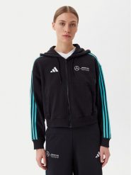 Adidas Bluza Mercedes - AMG Petronas Formula One Team DNA JV5436 Czarny Loose Fit. Czarne bluzy damskie Adidas, xs, bez wzorów, z bawełny, bez ramiączek, bez kaptura. Za 209.99 zł.