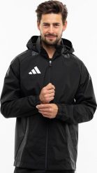 Kurtka męska adidas Tiro 24 Competition All-Weather czarna IJ8343 2XL. Czarne kurtki męskie Adidas, m, bez wzorów, bez kaptura. Za 258.99 zł.