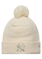 Czapka damska New York Yankees New Era Bobbke Metallic. Białe czapki damskie New Era, bez wzorów, z materiału, eleganckie. Za 139.99 zł.