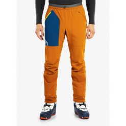 Spodnie skiturowe męskie Ortovox Berrino Pants. Brązowe spodnie sportowe męskie ORTOVOX, m, bez wzorów, narciarskie. Za 807.99 zł.