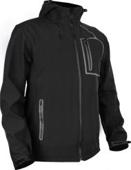 Kurtka męska Helly Hansen MENS JACKET SOFTSHELL STR_027_BLACK_XL. Czarne kurtki męskie Helly Hansen, m, bez wzorów, z softshellu, bez kaptura. Za 174.16 zł.