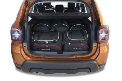 Torby Do Bagażnika Dacia Duster 2017+ 5Szt Kjust. Czarne torby podróżne damskie KJUST, bez wzorów, z kauczuku. Za 1,503.00 zł.