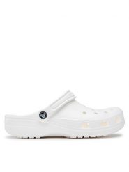 Crocs Klapki Classic 10001 Biały. Białe klapki męskie Crocs, bez wzorów, z tworzywa sztucznego, bez zapięcia. Za 169.99 zł.