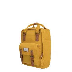 Plecak na laptopa Doughnut Macaroon - mustard. Żółte plecaki męskie Doughnut, bez wzorów, sportowe. Za 314.99 zł.