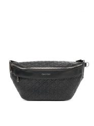 Calvin Klein Saszetka nerka Emblem Emboss Waistbag LV04D3205G Czarny. Czarne saszetki i nerki męskie Calvin Klein, bez wzorów, ze skóry. Za 289.99 zł.