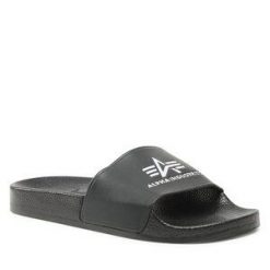 Klapki Alpha Industries. Czarne klapki damskie Alpha Industries, bez wzorów, bez obcasa, bez zapięcia. Za 139.99 zł.