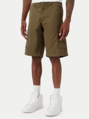 Jack & Jones Szorty materiałowe Cole 12292263 Khaki Regular Fit. Brązowe szorty męskie Jack & Jones, bez wzorów, z bawełny. Za 79.99 zł.