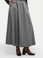 Kaffe Spódnica trapezowa Evi 10552315 Szary Regular Fit. Szare spódnice damskie Kaffe, bez wzorów, z syntetyku, trapezowe. Za 169.99 zł.