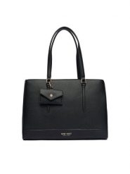 Nine West Torebka C-TANANA-KY253 Czarny. Czarne shopperki damskie Nine West, bez wzorów, z materiału, bez dodatków. Za 289.99 zł.