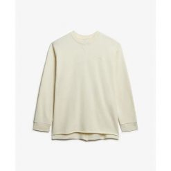 Bluza damska Superdry Studios. Białe bluzy damskie Superdry, s, bez wzorów, z dresówki, wizytowe, bez ramiączek, z kapturem. Za 269.90 zł.