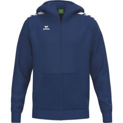 Kurtka z kapturem Erima Cmpt Wings Blue Junior. Czarne kurtki męskie Erima, bez wzorów, z materiału, sportowe, z kapturem. Za 329.99 zł.