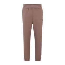 Spodnie FILA Baydon. Czarne spodnie materiałowe męskie Fila, l, bez wzorów, z dresówki. Za 199.99 zł.